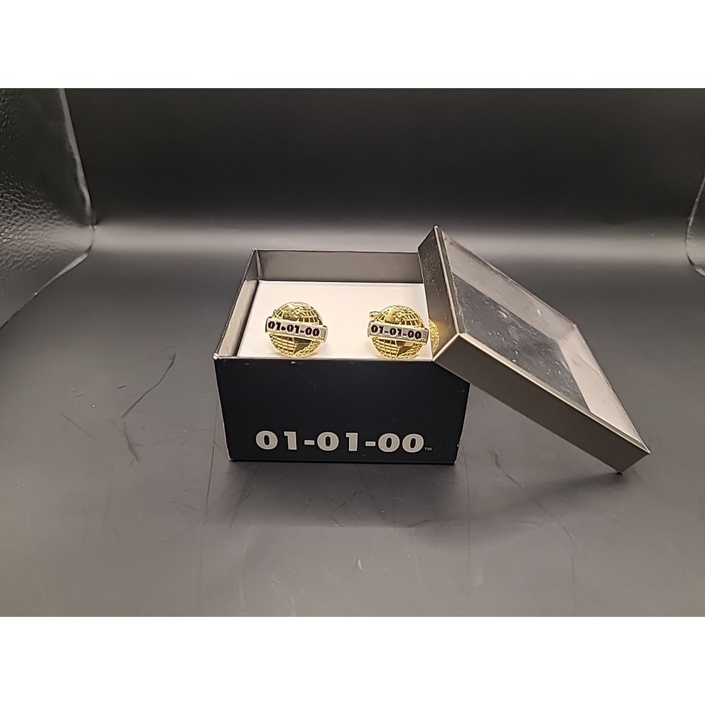 Vintage Cufflink Set 01-01-00 -‎ For The Year 2000